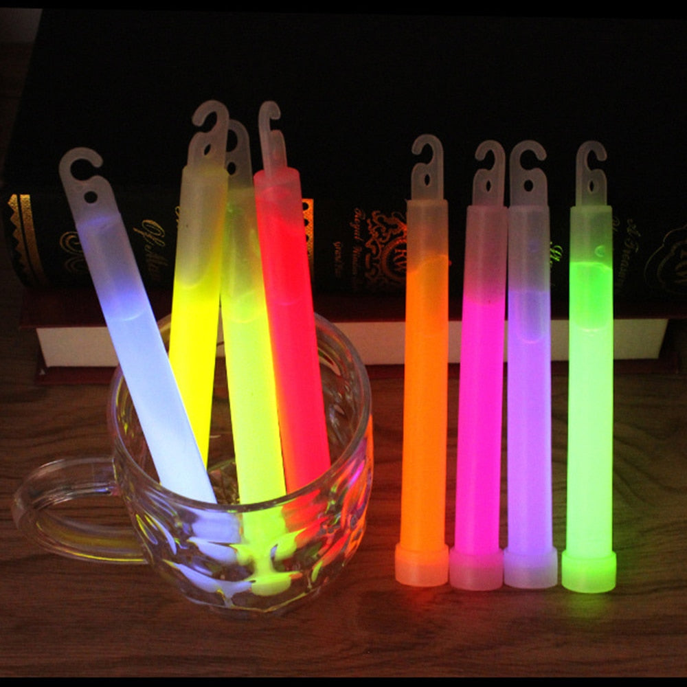 6 Inch Industrial Grade Glow Sticks Colorful Party Club Camping Christmas Chemical Lights Glow In The Dark Fishing Lighting 5051